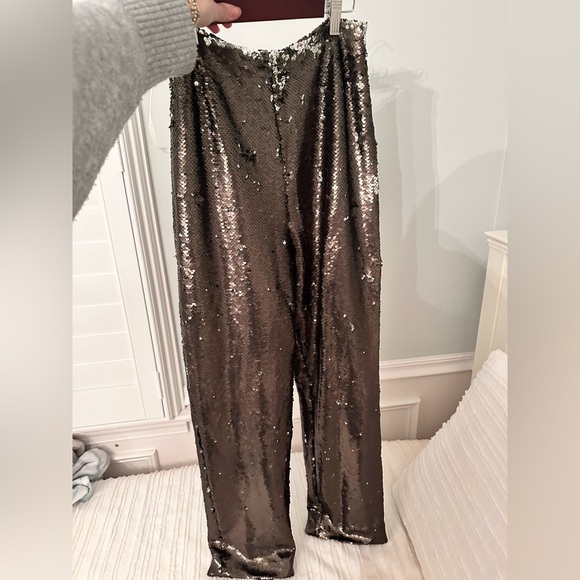 Lovers & Friends Sequin Pants Size S - Picture 3 of 10